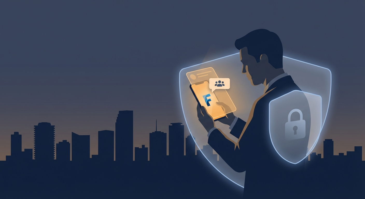 Fort Lauderdale skyline with privacy shield representing AWDTSG post removal services