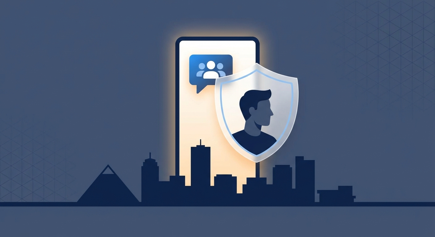 Memphis skyline with privacy shield representing AWDTSG post removal services