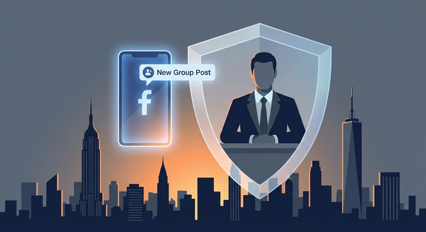 New York City skyline with privacy shield representing AWDTSG post removal services